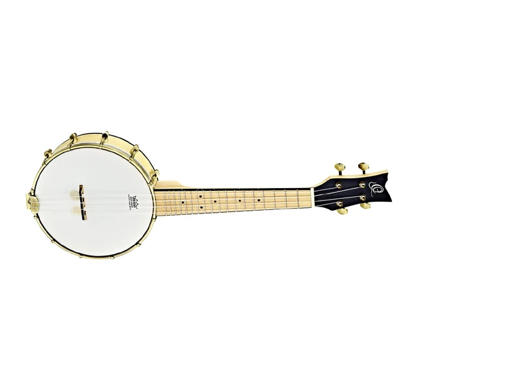 Ortega OUBJE90-MA 4-strengs Ukulele- Banjo med mik, Gigbag 