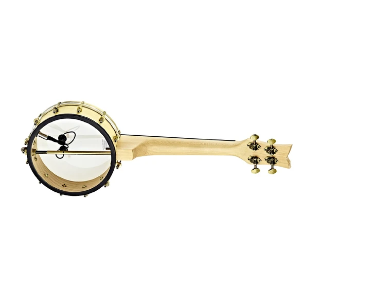 Ortega OUBJE90-MA 4-strengs Ukulele- Banjo med mik, Gigbag 