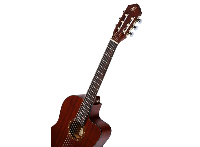 Ortega RCE125MMSN Klassisk gitar 4/4 Size, med mik, Thin, Slim Neck 