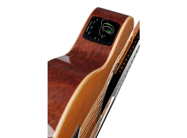 Ortega RCE180GT Klassisk gitar 4/4 Størrelse m.pickup, Thin body, bag 