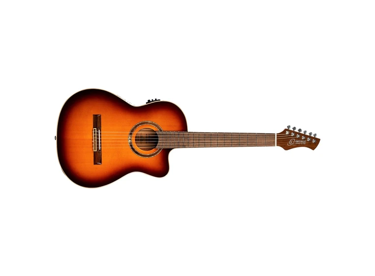 Ortega RCE238SN-FT Klassisk gitar 4/4 størrelse, med mik, Slim neck 