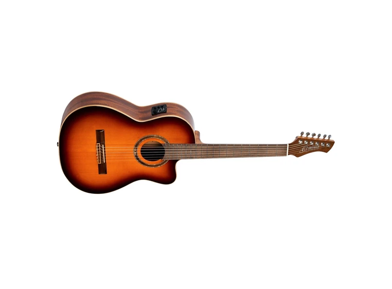 Ortega RCE238SN-FT Klassisk gitar 4/4 størrelse, med mik, Slim neck 