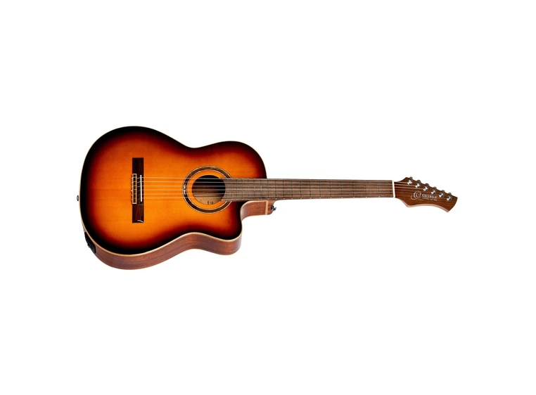 Ortega RCE238SN-FT Klassisk gitar 4/4 størrelse, med mik, Slim neck 
