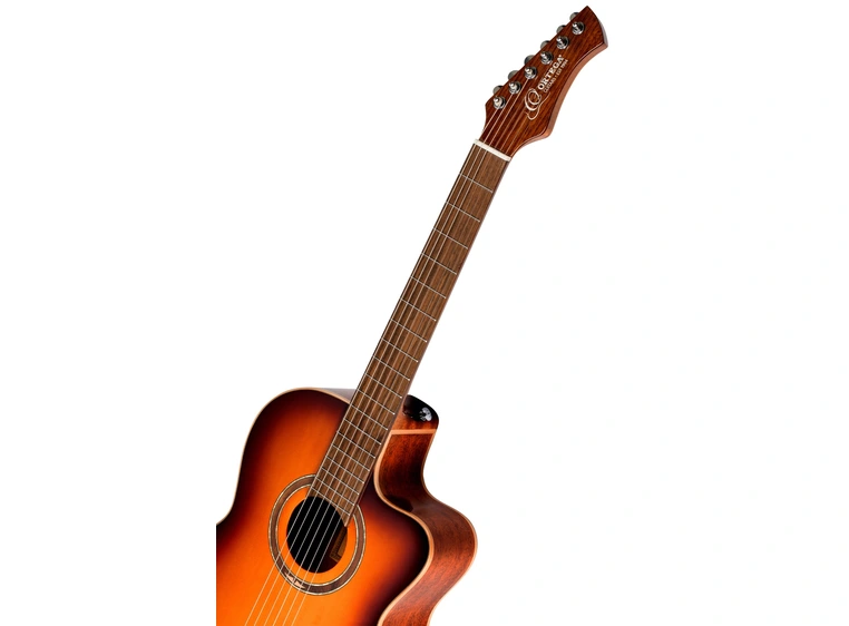 Ortega RCE238SN-FT Klassisk gitar 4/4 størrelse, med mik, Slim neck 