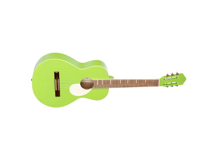 Ortega RGA-GAP Klassisk gitar Parlor body, Gaucho, Green Apple 