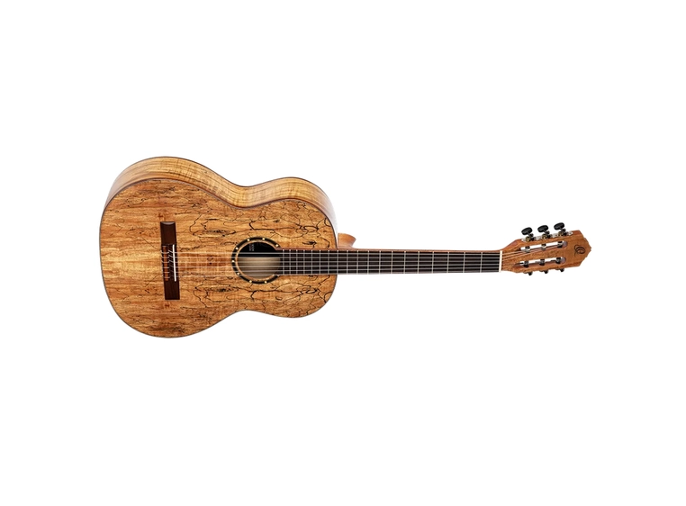 Ortega RSM-REISSUE Klassisk gitar 4/4 Størrelse, Spalted Maple 
