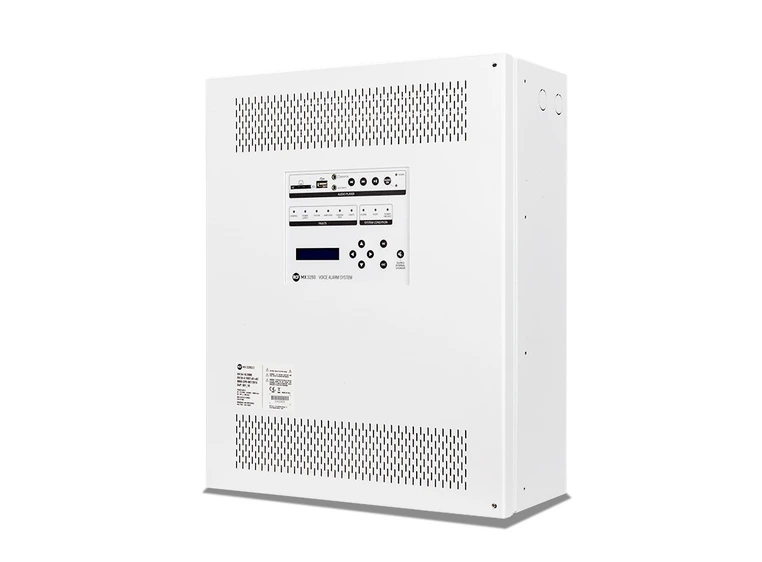 RCF MX 3250/4 DXT3000 integrated voice Alarm, Main unit, 250W, 4 channel 