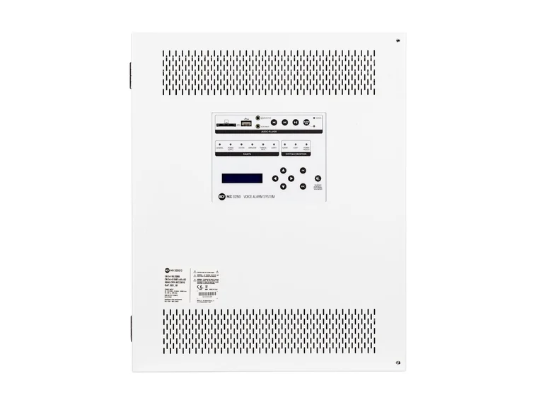 RCF MX 3250/4 DXT3000 integrated voice Alarm, Main unit, 250W, 4 channel 