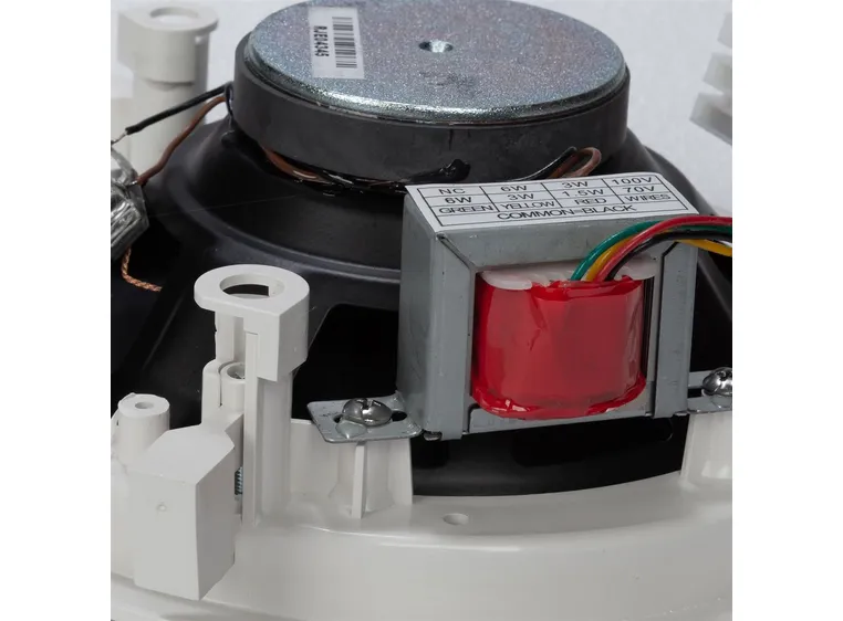 RCF PL 60 6" twin-cone flush mounting Ceiling speaker, white, 6W 