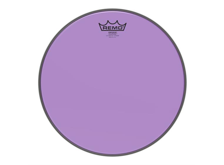 Remo BE-0313-CT-PU Emperor Colortone Purple Drumhead, 13"