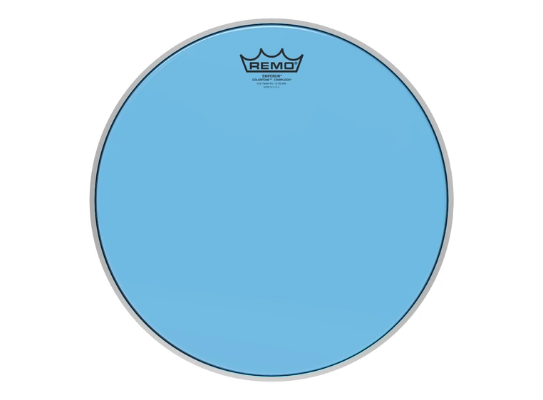 Remo BE-0314-CT-BUMP Emperor Colortone Crimplock Blue Tenor, Drumhead 14" 