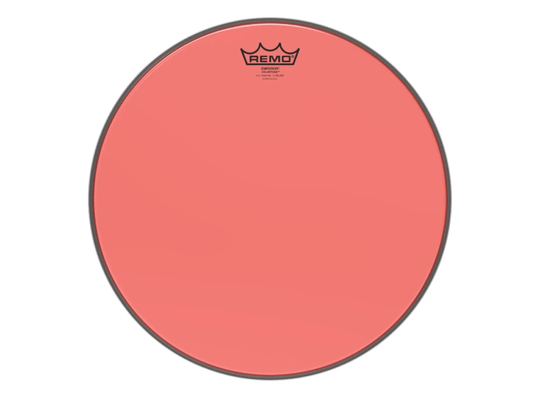 Remo BE-0315-CT-RD Emperor Colortone Red Drumhead, 15" 