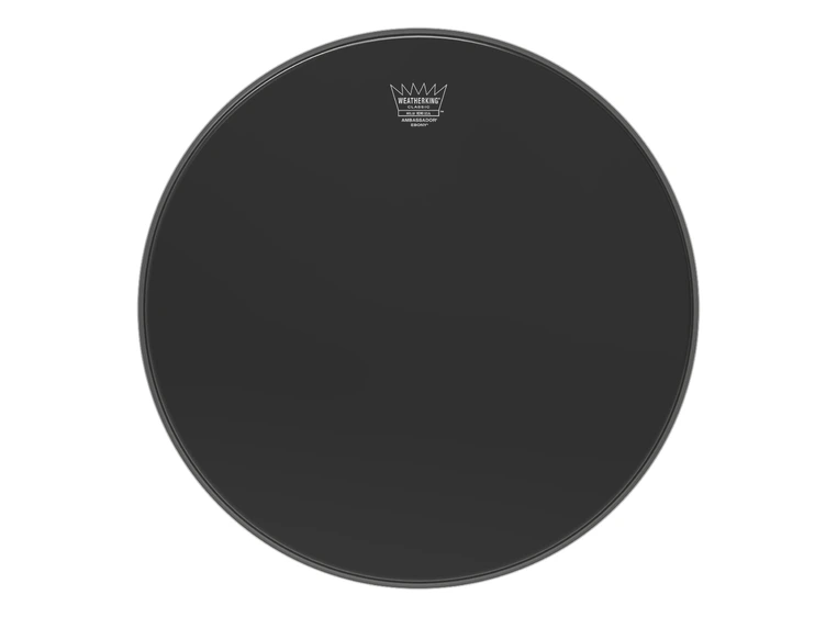 Remo CL-1018-ES- Ambassador Ebony Classic Fit Bass Drumhead, 18" 