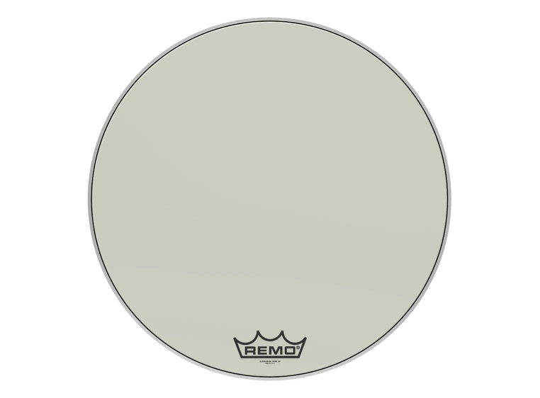 Remo GE-1328-MP- Gleneagles Hazy White Pipe Band Bass Drumhead, 28" 