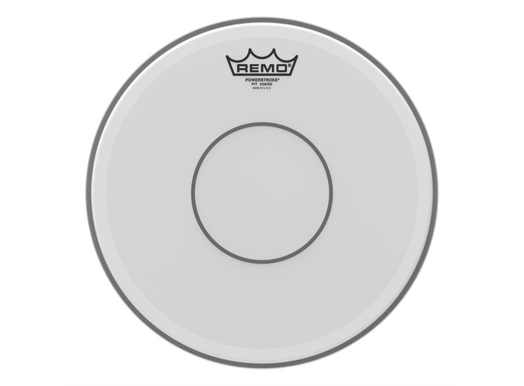 Remo P7-0112-C2- Powerstroke 77 Coated Clear Dot Snare Drumhead 12"