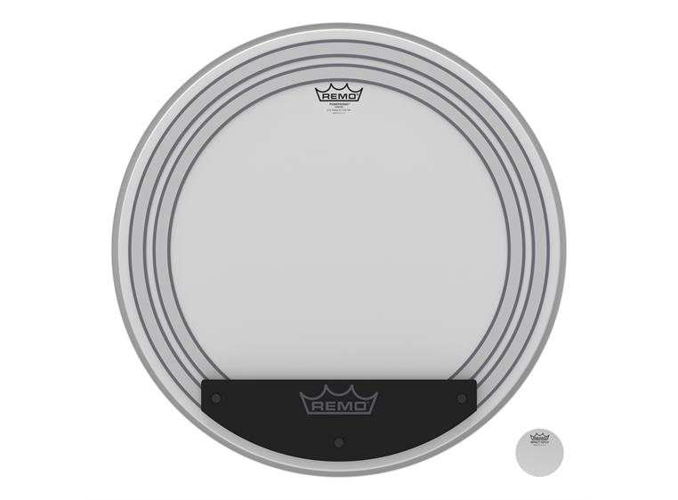 Remo PW-1123-00- Powersonic Coated Bass Drumhead, 23"