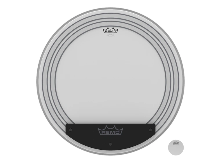 Remo PW-1123-00- Powersonic Coated Bass Drumhead, 23" 