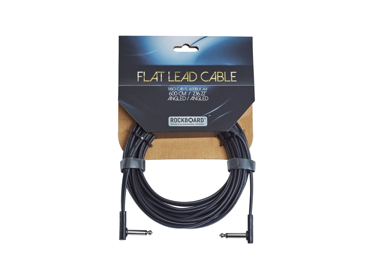 RockBoard Flat Instrument Cable, 600 cm Angled / Angled 