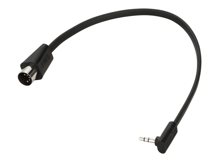 RockBoard Flat TRS to MIDI Cable, 30 cm TRS-MIDI Type B 