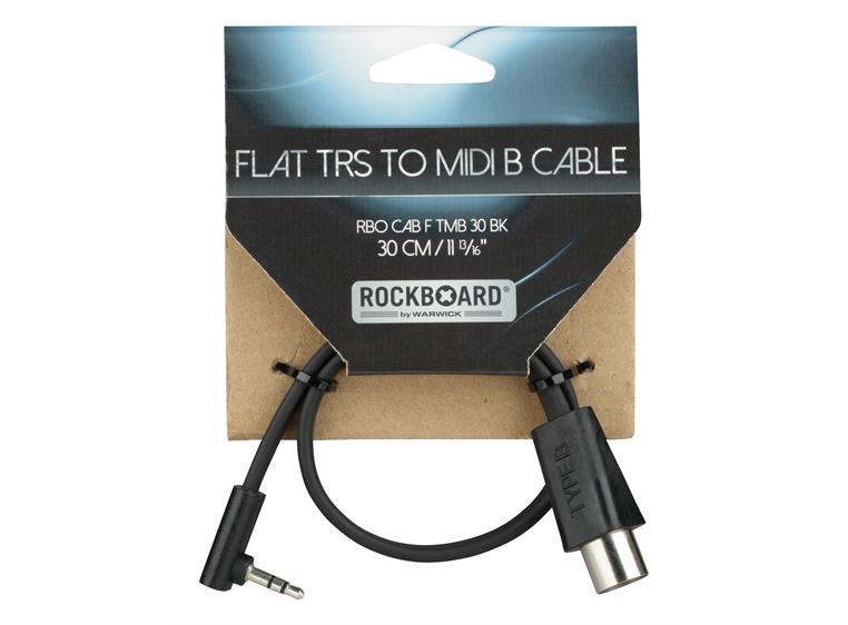 RockBoard Flat TRS to MIDI Cable, 30 cm TRS-MIDI Type B