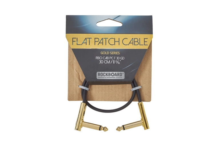 RockBoard Gold Series Flat Patch Cable 30 cm 