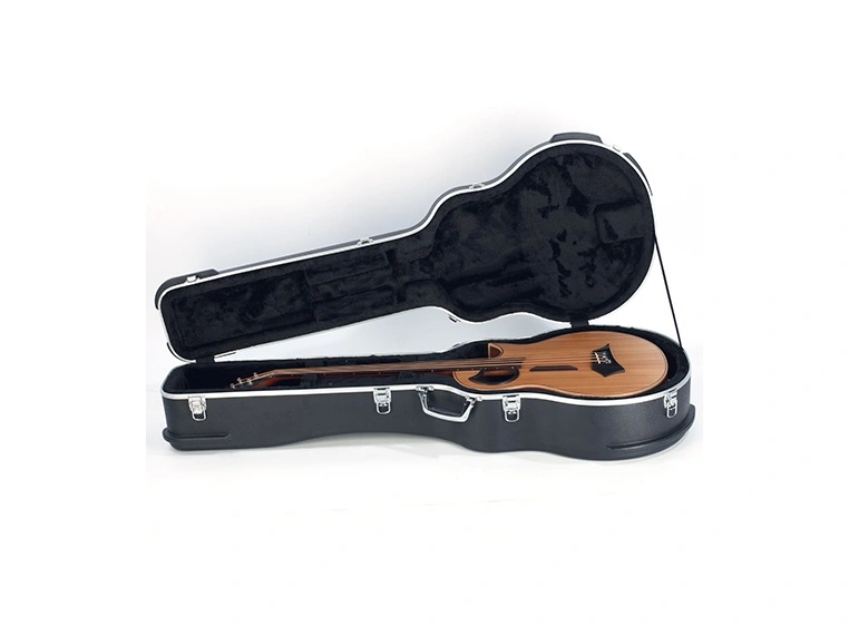 RockCase Acoustic Bass ABS Case Curved - Black, Premium Line 