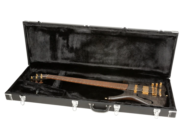 RockCase Bass Guitar Hardshell Case Deluxe Line - Black Tolex 