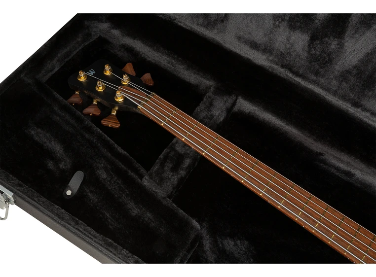 RockCase Bass Guitar Hardshell Case Deluxe Line - Black Tolex 