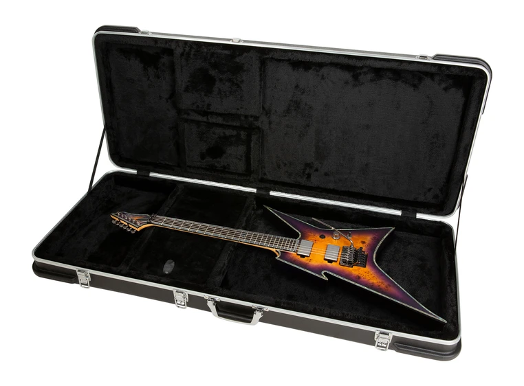 RockCase Electric Guitar ABS Case, Black (B.C. Rich Ironbird, JRV, Beast) 