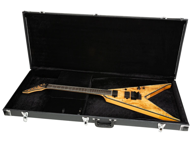 RockCase Electric Guitar Hardshell Case (B.C. Rich Beasts) - Black 