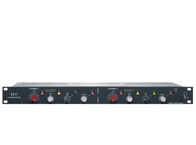 Rupert Neve 5211 2 Channel Mic Pre Dual mikrofonforsterker m/Silk 