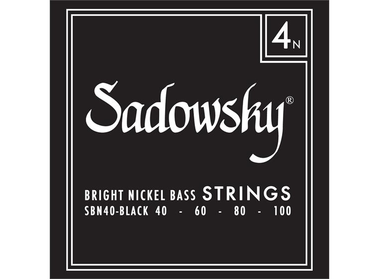 Sadowsky Black Label Bass String Set (040-100) Nickel - 4-String