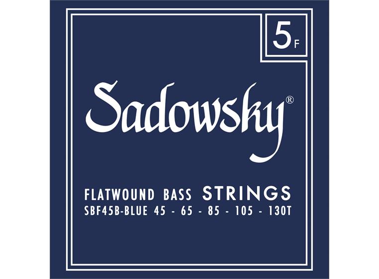 Sadowsky Blue Label Bass String Set (045-130 Flatwound, Taperwound, 5-String