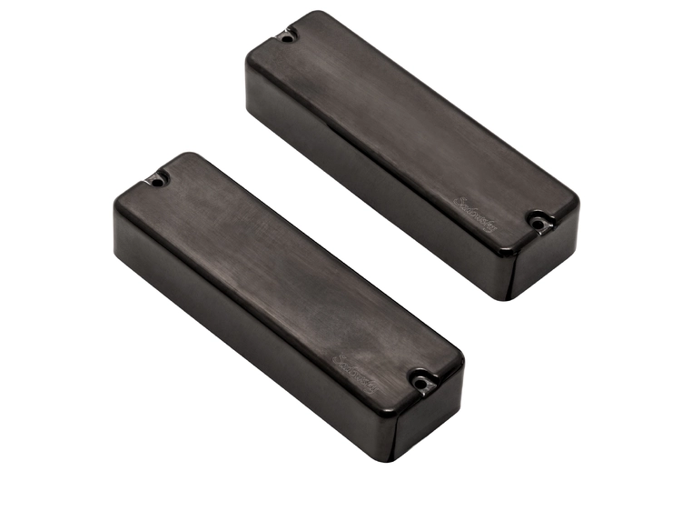Sadowsky Soapbar Humbucker Bass Pickup Set,DualCoil,Brus.BlackChr.Cov.,4Str/B+N 