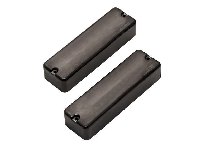 Sadowsky Soapbar Humbucker Bass Pickup Set,DualCoil,Brus.BlackChr.Cov.,4Str/B+N 