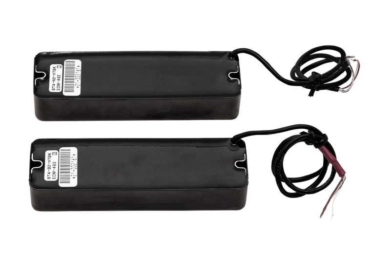 Sadowsky Soapbar Humbucker Bass Pickup Set,DualCoil,Brus.BlackChr.Cov.,4Str/B+N 