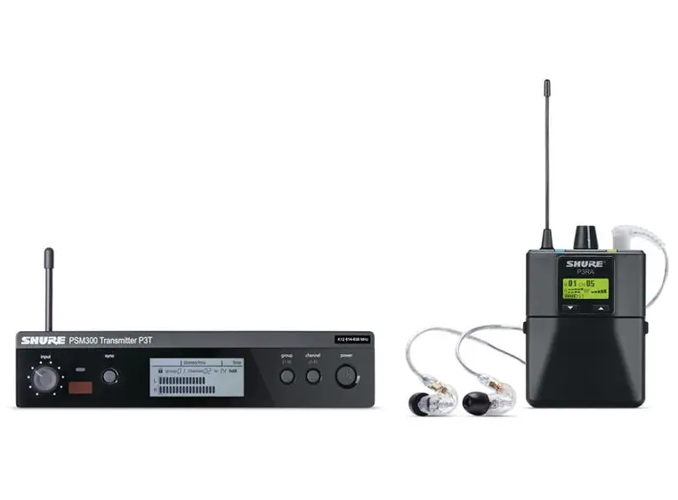 Shure PSM300 In-Ear System T11 (863-865MHz) Med SE215CL 