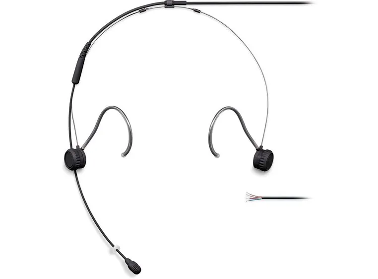 Shure TH53 Headset Omni 1.6mm Cab NoCon Black 