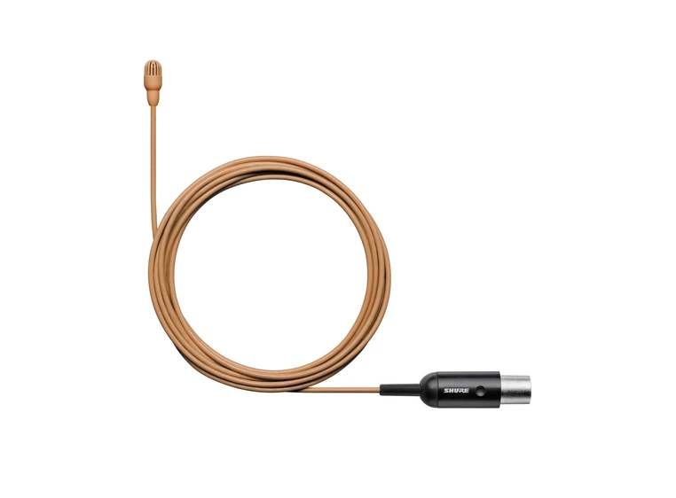 Shure TL47 Lav Omni Natural Low-sen 1.6mm Cab LEMO Cocoa 