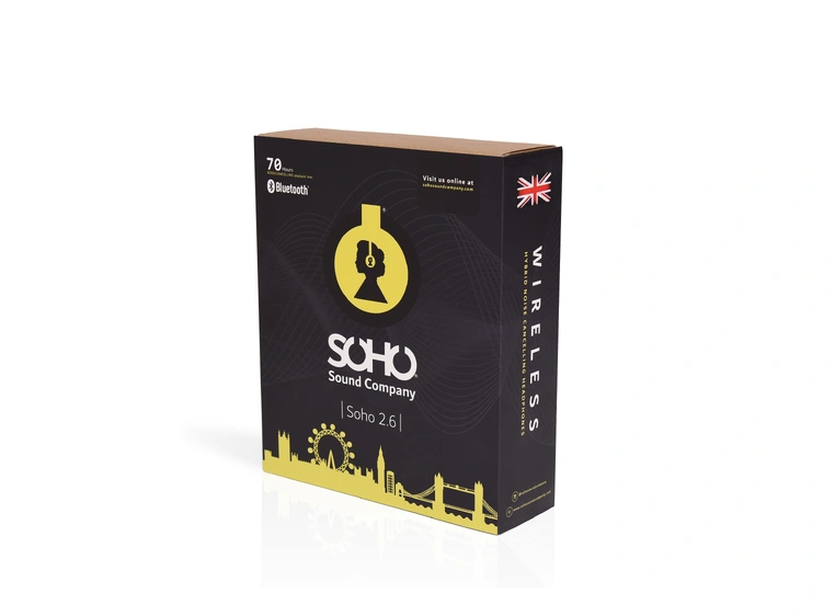 Soho 2.6 Hodetelefoner Sort, støyreduserende 