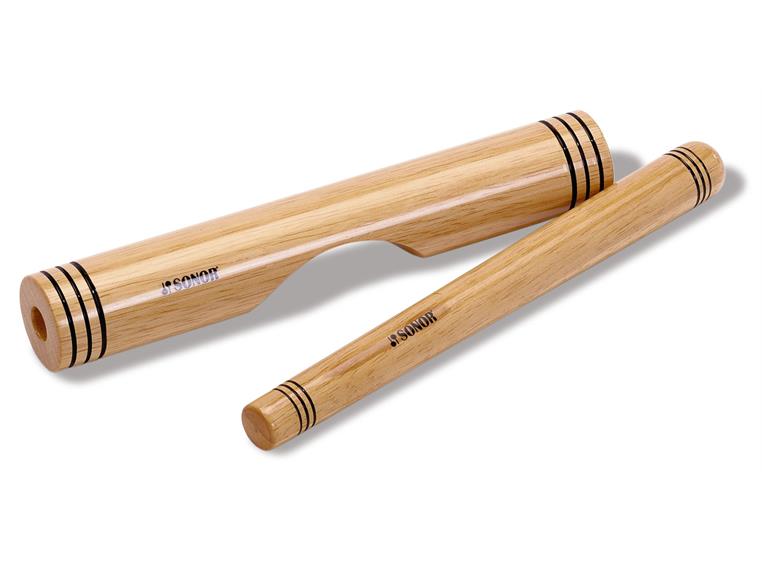 Sonor CLA Claves Natural wood, Cuban design, with beater