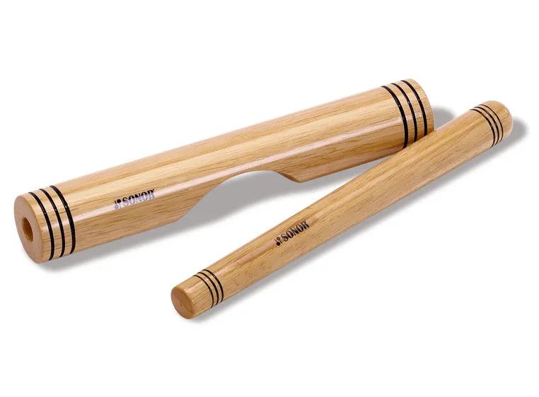Sonor CLA Claves Natural wood, Cuban design, with beater 