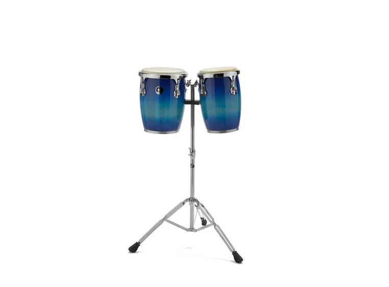 Sonor CMC 0910 BBHG MiniConga 9"&10" Blueburst, HG, Hevea Wood, stand 