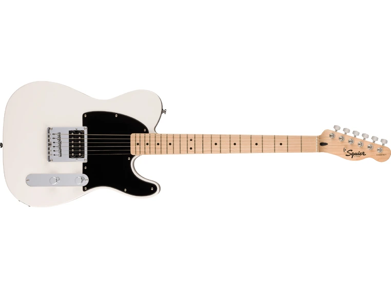 Squier Sonic Esquire H, Maple Black Pickguard, Arctic White 