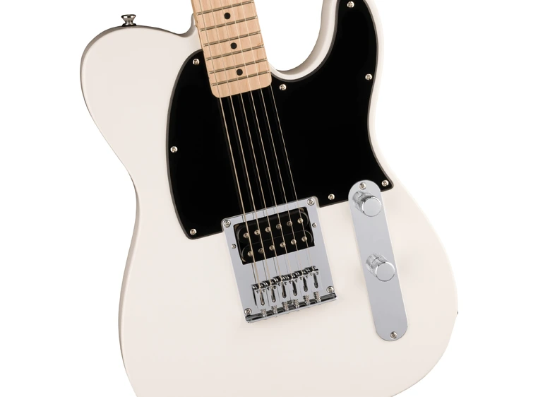 Squier Sonic Esquire H, Maple Black Pickguard, Arctic White 
