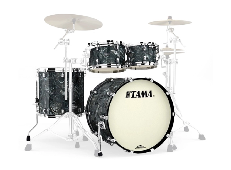 Tama MR42TZS-CCL SC Maple 4-shellkit (10,12,16,22), Charcoal Swirl 