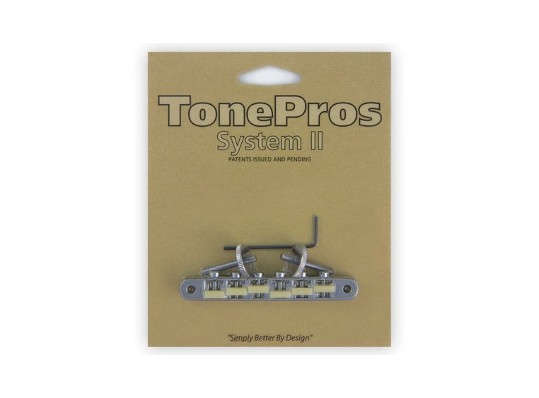 TonePros AVR2G C - Tune-O-Matic Bridge (Vintage ABR-1 Replacement) - Chrome 