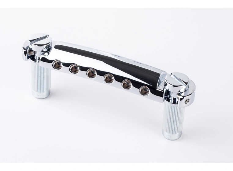 TonePros T1ZA C - Metric Aluminum Tailpiece (Locking Stop Bar) - Chrome 