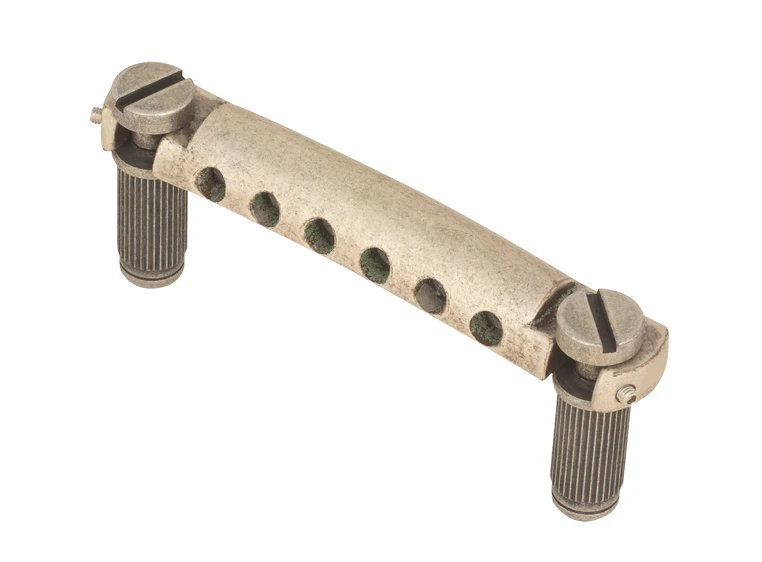 TonePros T1ZSA AS - Standard Aluminum Tailpiece - Antique Silver 