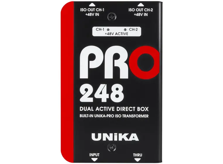 UNiKA PRO-248 - 48V active DI-box 